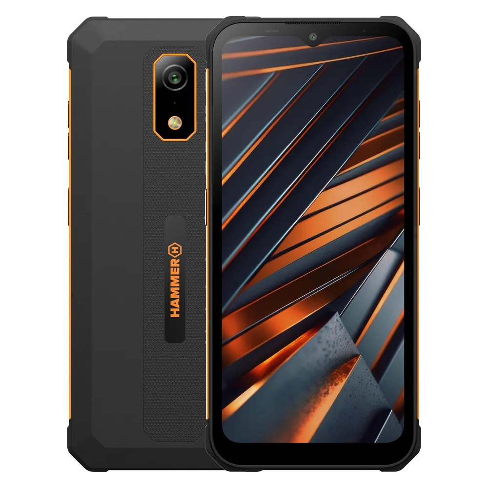 Hammer IRON Va 4G 4GB 64GB 6.56" Schwarz Orange