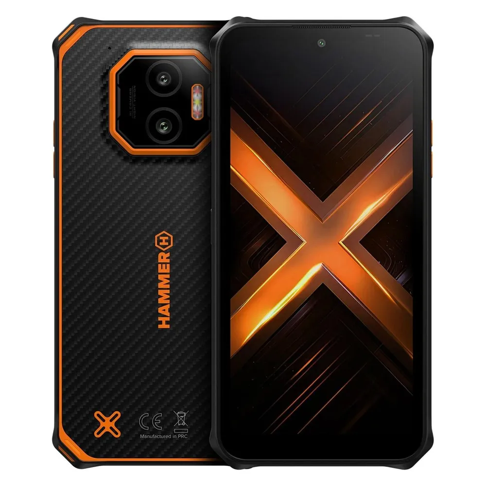 Hammer Energy X2 4G 6GB 128GB 6.1" Schwarz Orange