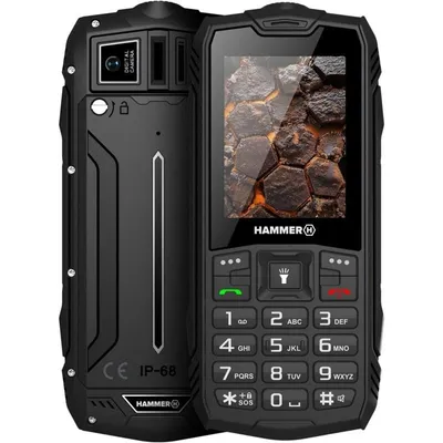 Hammer Rock 4G 2,4" LTE Schwarz IP68 MIL-STD-810H 3000mAh Dual SIM USB-C
