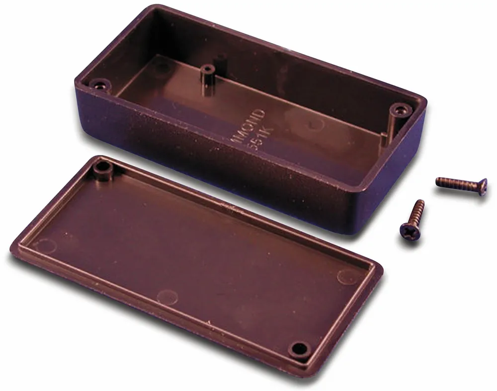 HAMMOND Eurogehäuse, 1551KBK, 80 x 40 x 20
