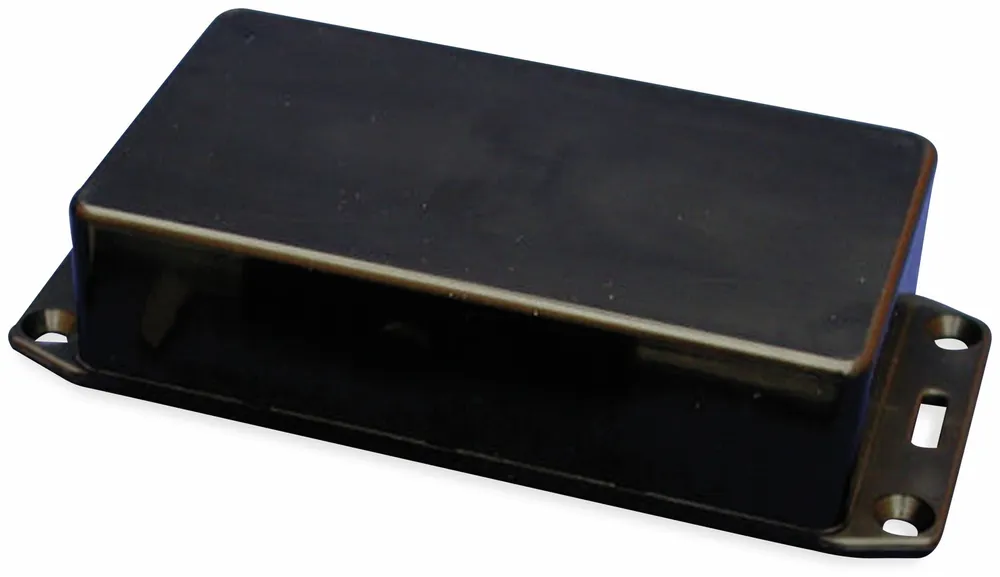 HAMMOND Univeralgehäuse, 1591BFLBK, 112 x 62 x 31