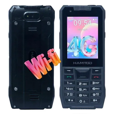 HAMTOD H6 4G 2.83" Android 11 Rugged IP68 SOS-Taste Schwarz