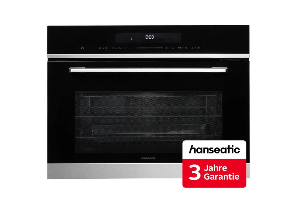 Hanseatic Einbau-Mikrowelle TV950E4AS-T00E00, Grill, Ober-/Unterhitze, Mikrowelle, Heißluft, Unterhitze, inkl. 3 Jahre Herstellergarantie