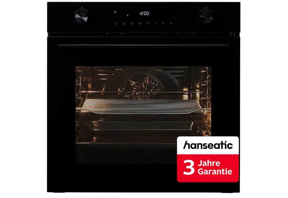 Hanseatic Einbaubackofen HBO7212A1, inkl. 3 Jahre Herstellergarantie