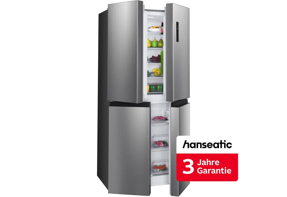 Hanseatic French Door HCDD18080CI, 180 cm hoch, 79,5 cm breit, inkl. 3 Jahre Herstellergarantie