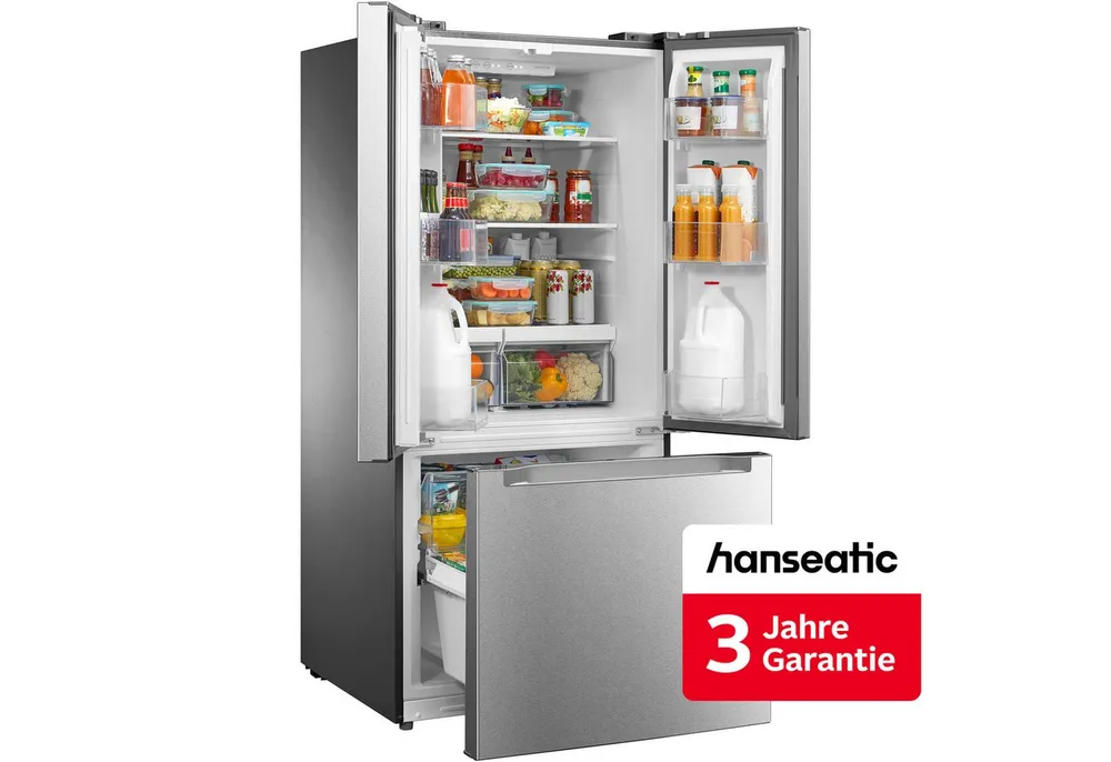 Hanseatic French Door HFD16975DI, 169,2 cm hoch, 75 cm breit, inkl. 3 Jahre Herstellergarantie