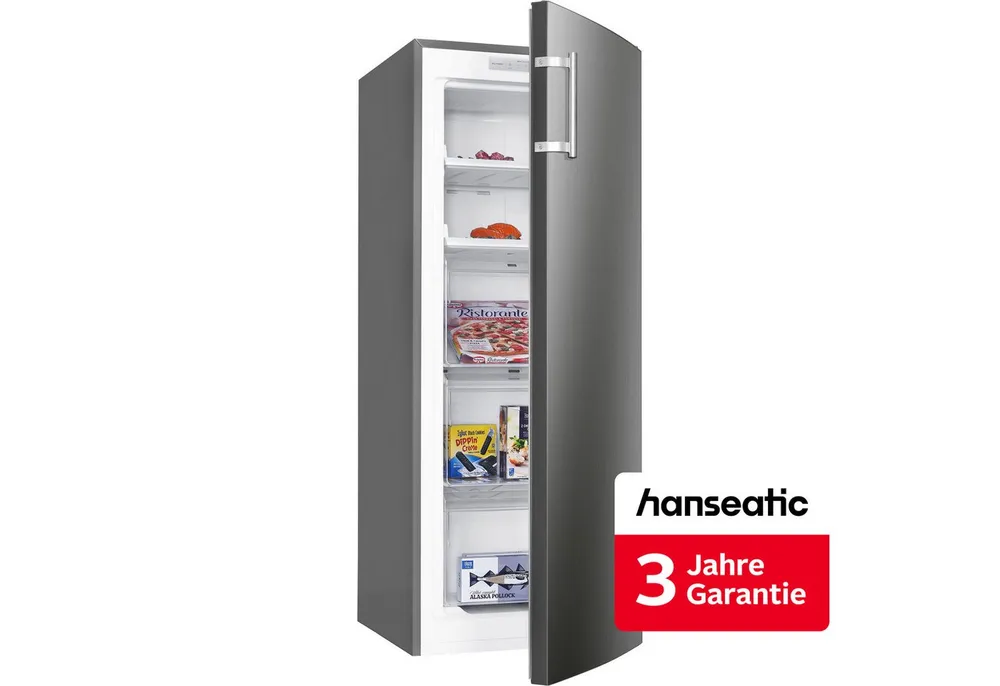 Hanseatic Gefrierschrank HGS14355CNFI, 143 cm hoch, 54 cm breit, inkl. 3 Jahre Herstellergarantie