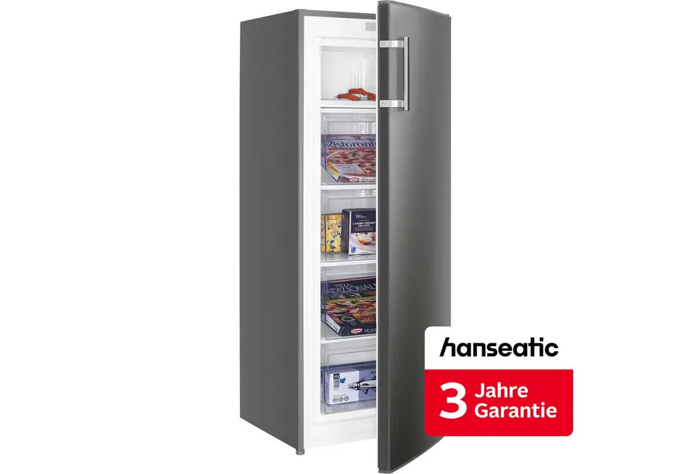 Hanseatic Gefrierschrank HGS14355DI, 142,6 cm hoch, 54,4 cm breit, inkl. 3 Jahre Herstellergarantie