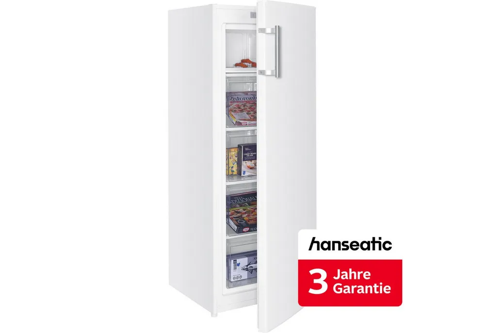 Hanseatic Gefrierschrank HGS14355DW, 142,6 cm hoch, 54,4 cm breit, inkl. 3 Jahre Herstellergarantie
