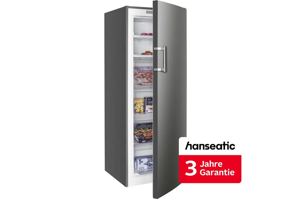 Hanseatic Gefrierschrank HGS17154DNFI, 170,5 cm hoch, 54 cm breit, inkl. 3 Jahre Herstellergarantie