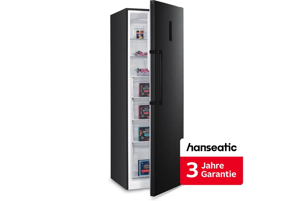 Hanseatic Gefrierschrank HGS18560CNFBI, 185 cm hoch, 60 cm breit, inkl. 3 Jahre Herstellergarantie