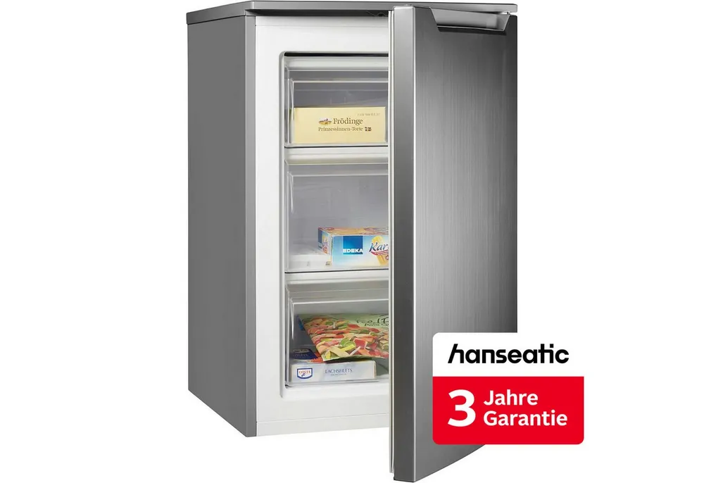 Hanseatic Gefrierschrank HGS8555BI, 85 cm hoch, 55 cm breit, inkl. 3 Jahre Herstellergarantie