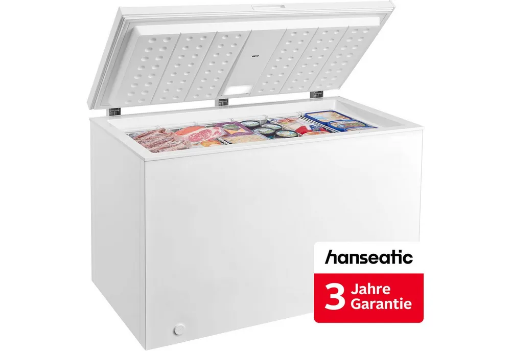 Hanseatic Gefriertruhe HGT128B, 128,5 cm breit, 300 l, inkl. 3 Jahre Herstellergarantie