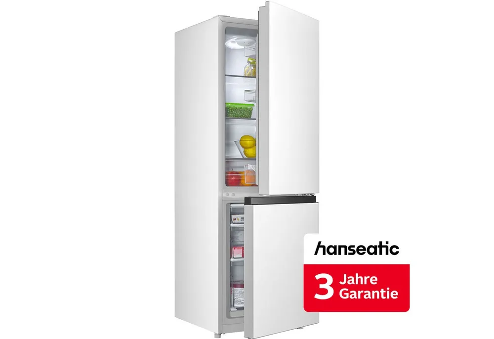 Hanseatic Kühl-/Gefrierkombination HKGK14349DW, 143 cm hoch, 49,5 cm breit, inkl. 3 Jahre Herstellergarantie