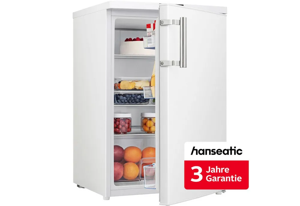Hanseatic Kühlschrank HKS8555DW, 84,5 cm hoch, 56 cm breit, inkl. 3 Jahre Herstellergarantie
