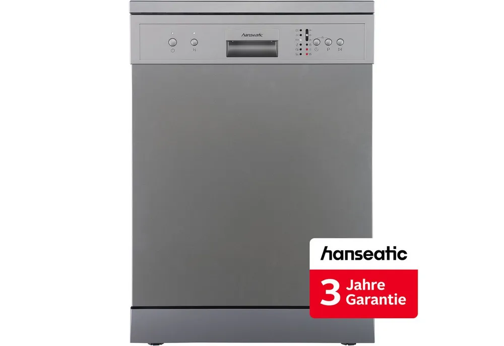 Hanseatic Standgeschirrspüler HG6085E127635S, 12 Maßgedecke, inkl. 3 Jahre Herstellergarantie