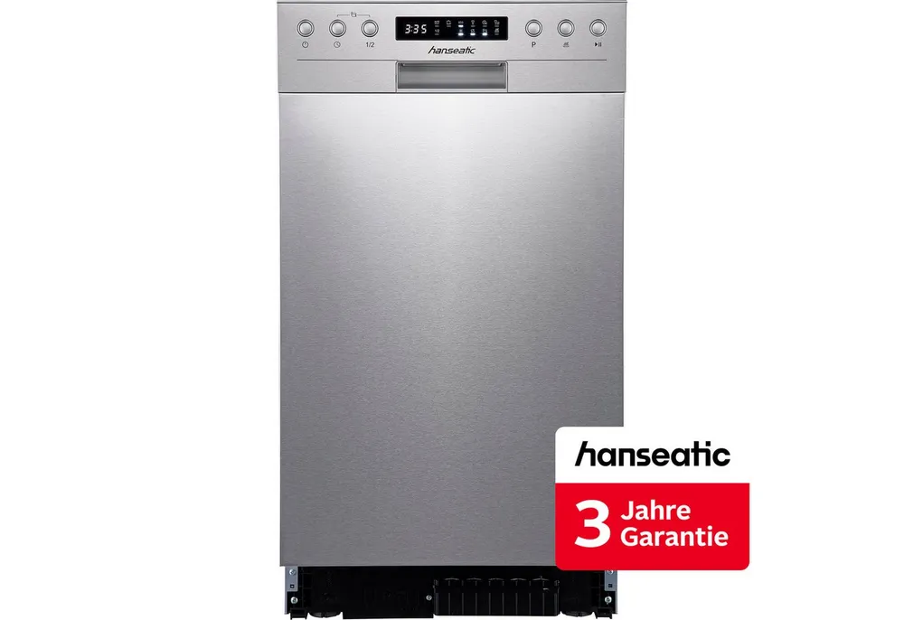 Hanseatic Unterbaugeschirrspüler HGU4582D97710DI, 10 Maßgedecke, inkl. 3 Jahre Herstellergarantie