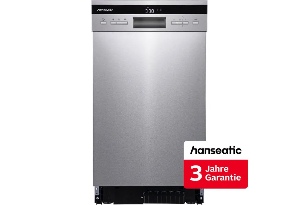 Hanseatic Unterbaugeschirrspüler HGU4582D10J7736EI, 10 Maßgedecke, inkl. 3 Jahre Herstellergarantie