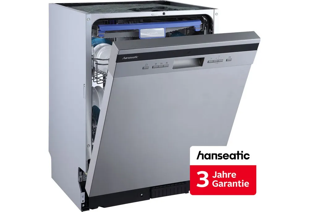 Hanseatic Unterbaugeschirrspüler HGU6082D14J7735EI, 14 Maßgedecke, inkl. 3 Jahre Herstellergarantie