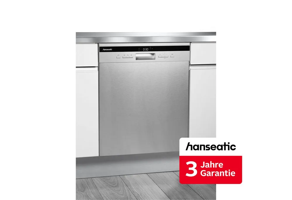 Hanseatic Unterbaugeschirrspüler HGU6082B14U7735ES, 14 Maßgedecke, inkl. 3 Jahre Herstellergarantie