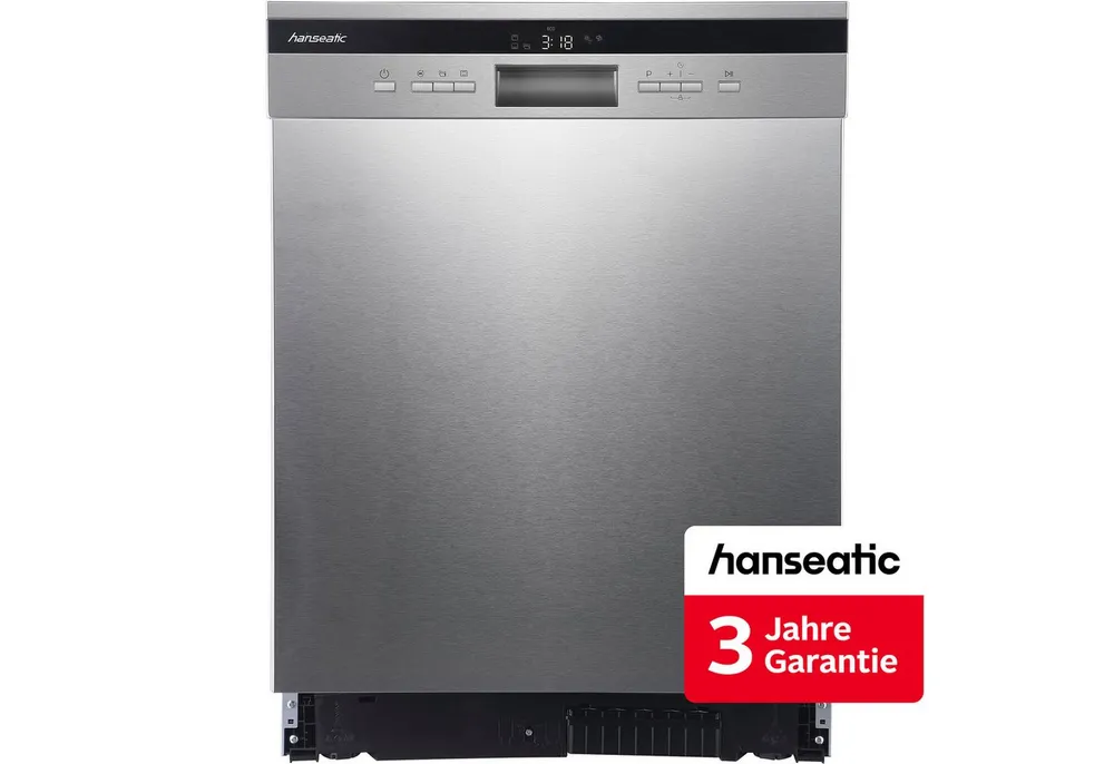 Hanseatic Unterbaugeschirrspüler HGU6082C14T7735EI, 14 Maßgedecke, inkl. 3 Jahre Herstellergarantie