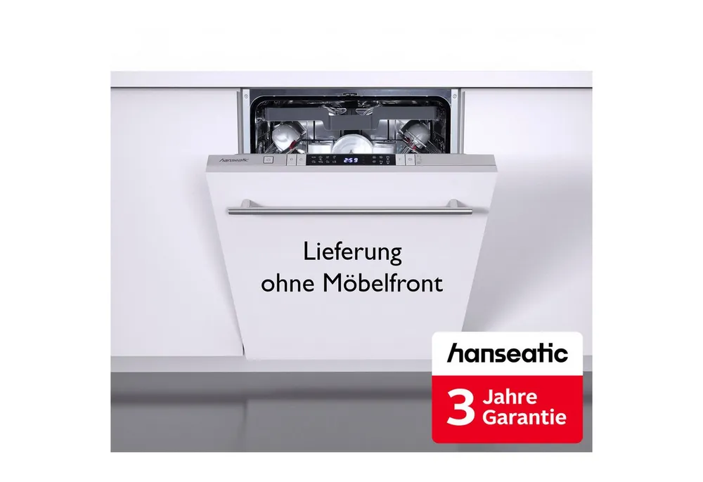 Hanseatic vollintegrierbarer Geschirrspüler HGVI6082A147913DS, 14 Maßgedecke, inkl. 3 Jahre Herstellergarantie