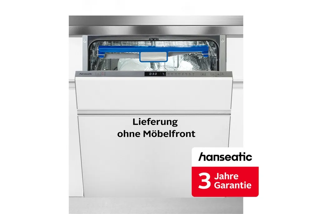 Hanseatic vollintegrierbarer Geschirrspüler HGVI6082D14J7713GS, 14 Maßgedecke, inkl. 3 Jahre Herstellergarantie