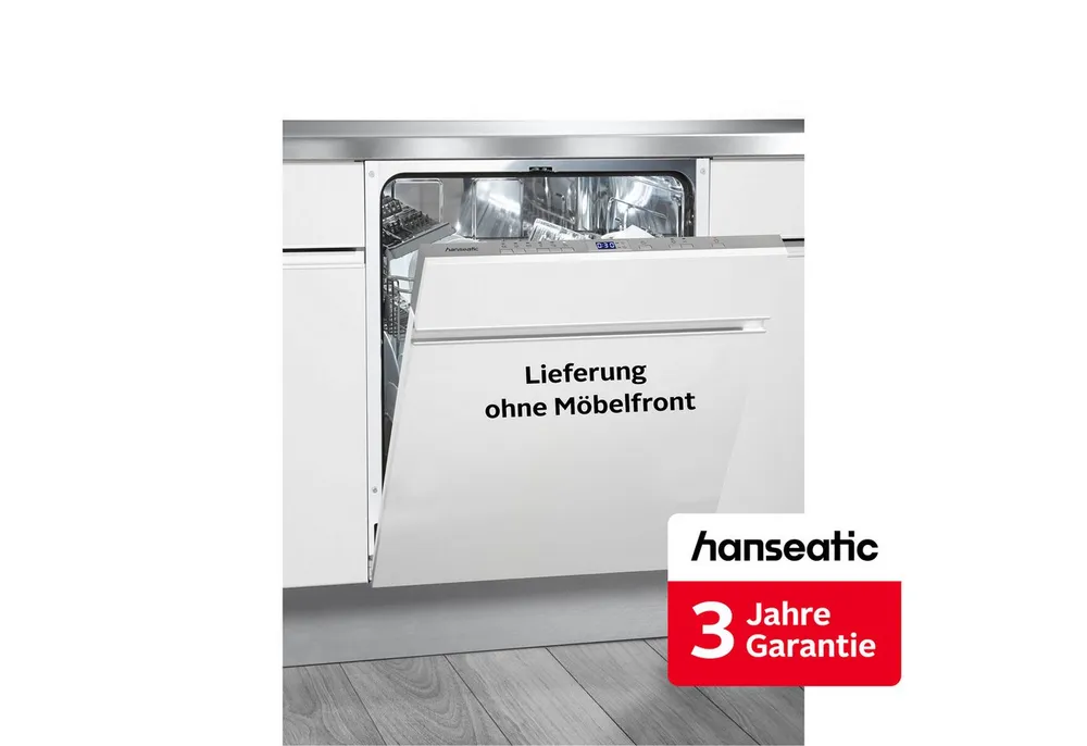 Hanseatic vollintegrierbarer Geschirrspüler HGVI6082E137713IS, 13 Maßgedecke, inkl. 3 Jahre Herstellergarantie