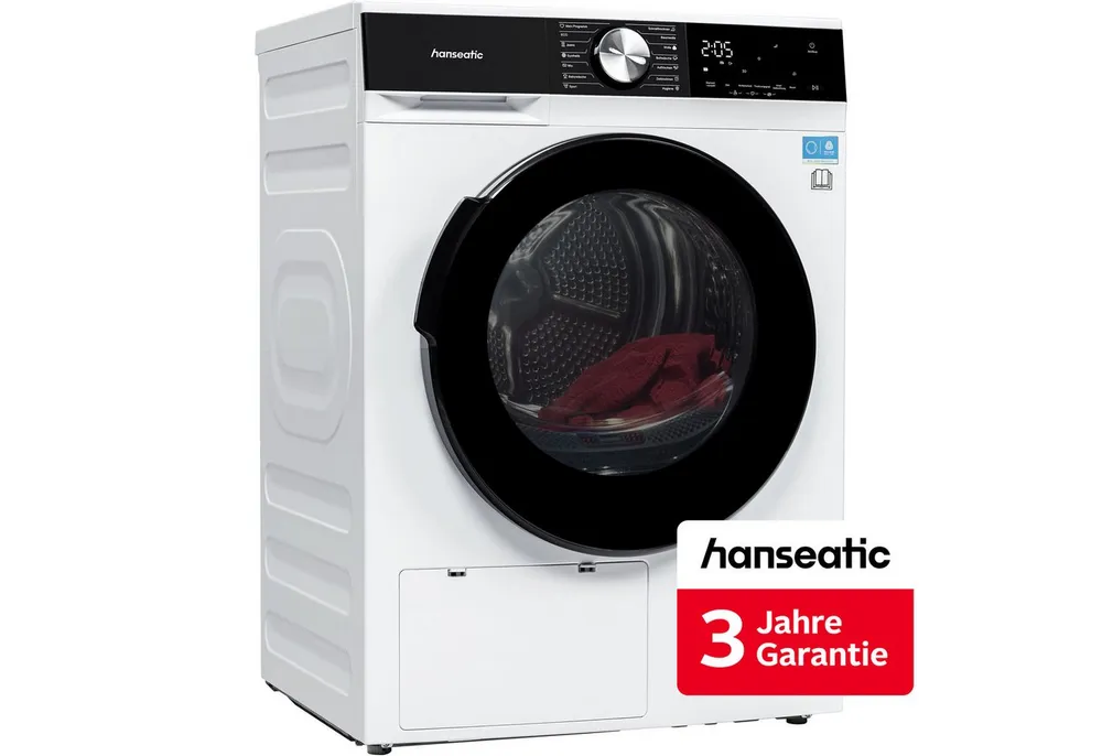 Hanseatic Wärmepumpentrockner HWT8BGT, inkl. 3 Jahre Herstellergarantie