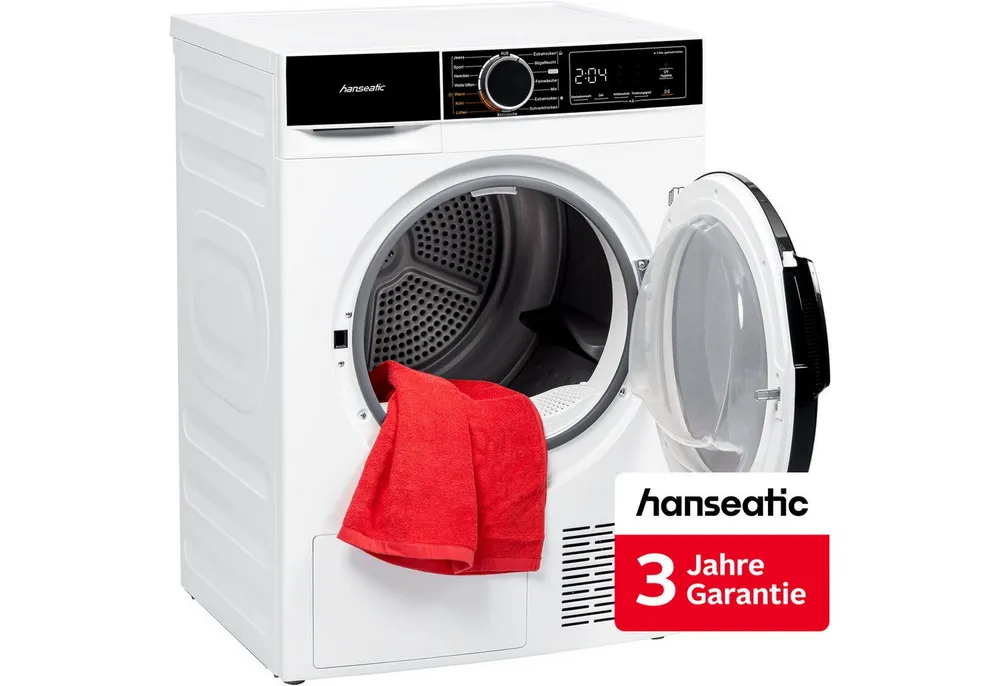 Hanseatic Wärmepumpentrockner HWT8DGT, inkl. 3 Jahre Herstellergarantie