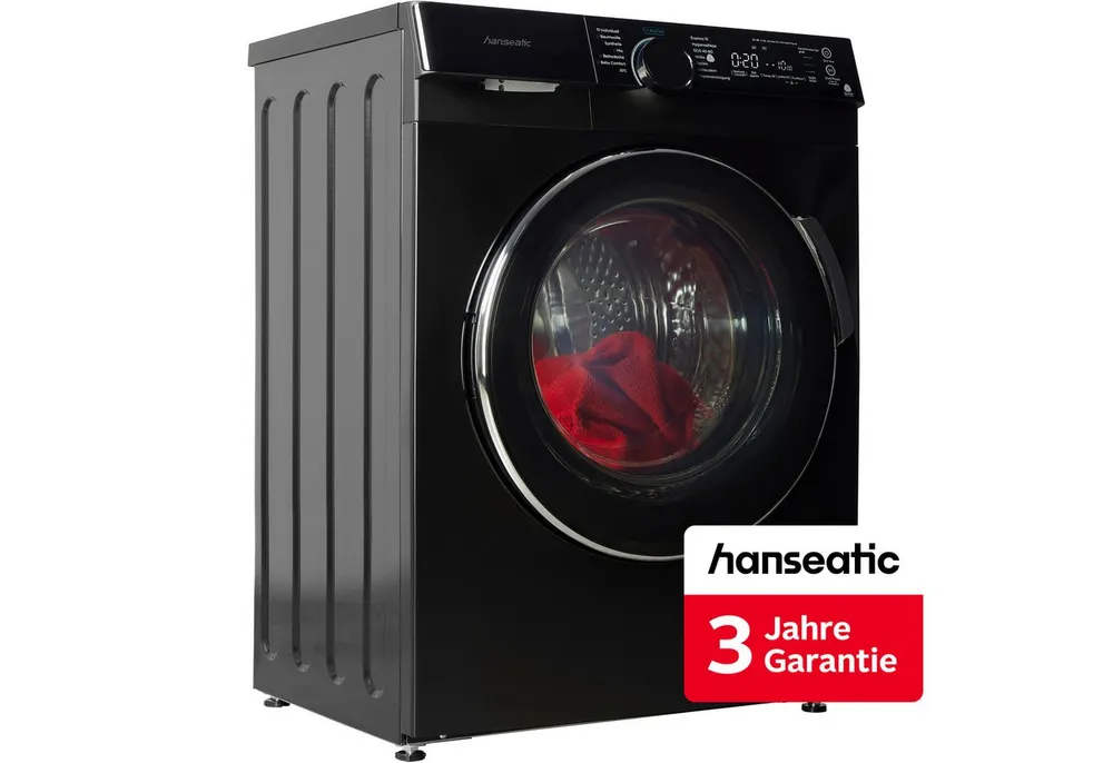 Hanseatic Waschmaschine HWMK814A1BI, 8 kg, 1400 U/min, inkl. 3 Jahre Herstellergarantie