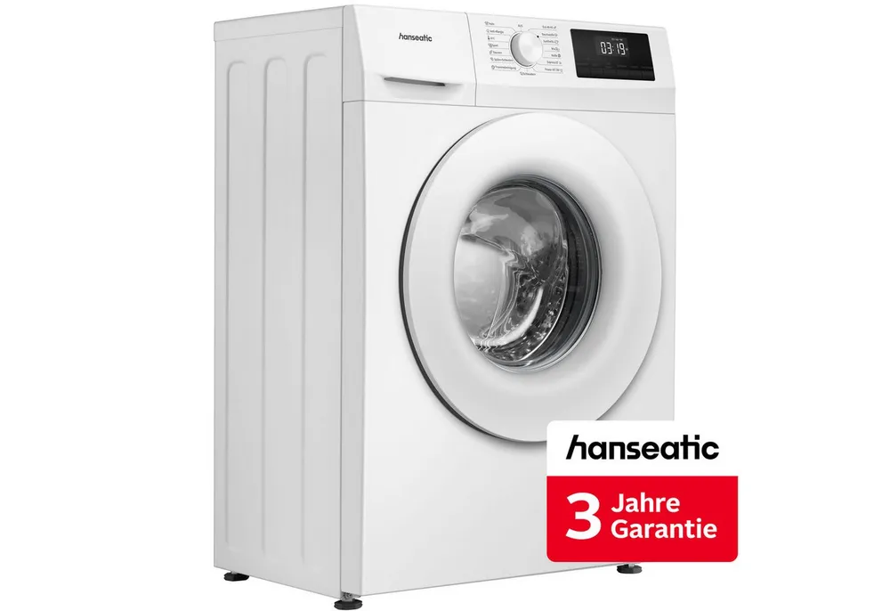Hanseatic Waschmaschine WME7A4, 7 kg, 1400 U/min, inkl. 3 Jahre Herstellergarantie