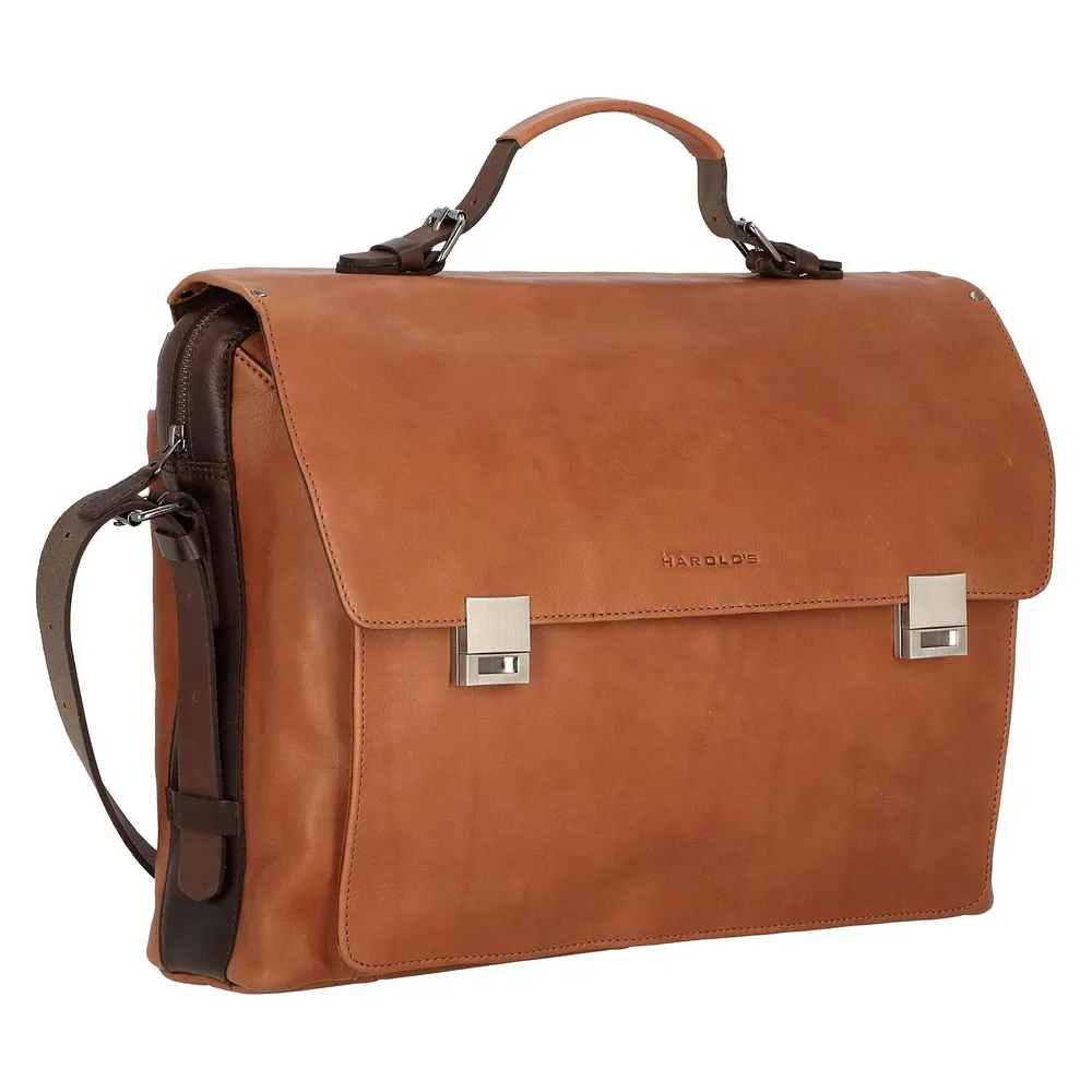 Harolds Ivy Aktentasche Leder 41 cm Laptopfach (19")