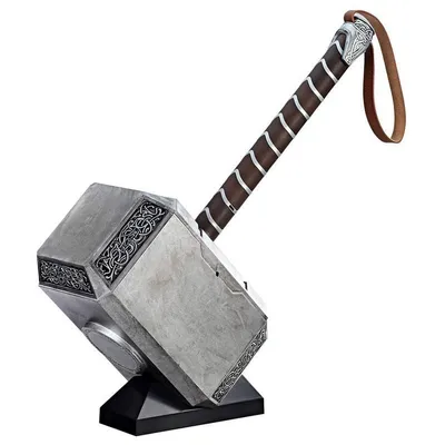 Hasbro Marvel Legend Series Elektronische Nachbildung von Thors Mjölnir Hammer 50cm