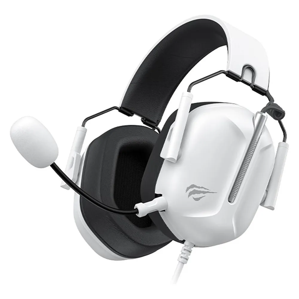 Kopfhörer Havit H2033D kabellos und kabelgebunden Gaming Headset mit Mikrofon Schwarz Weiß