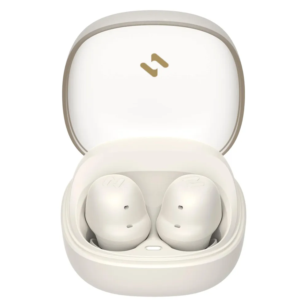 Kopfhörer Havit TW959 drahtlos True Wireless Stereo TWS für Anrufe und Musik mit Mikrofon Geräuschunterdrückung Beige