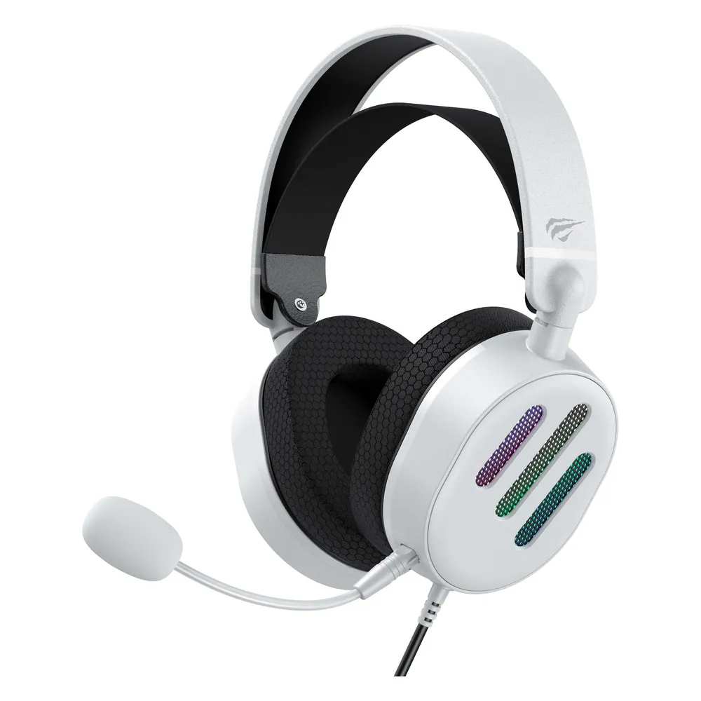 Kopfhörer Havit 6939119068257 kabelgebunden USB Gaming Over-Ear Headset Schwarz