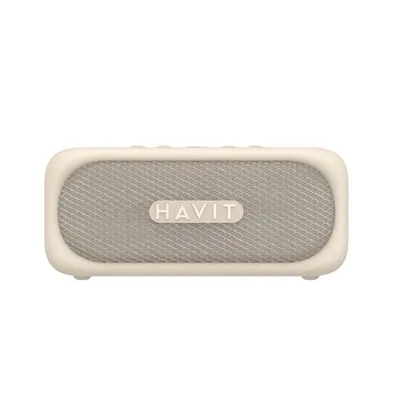 Lautsprecher Havit Party Wireless und kabelgebunden 20W IPX7 USB-C TWS 25h Beige