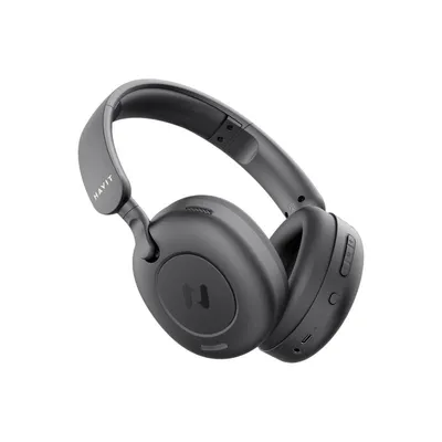 Kopfhörer Havit Hibrid Anc Bluetooth kabellos und kabelgebunden Musik/Alltag mit Mikrofon Schwarz