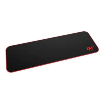 Mauspad Havit HV-MP830 Schwarz Rot 900x300mm Gaming rutschfeste Gummibasis