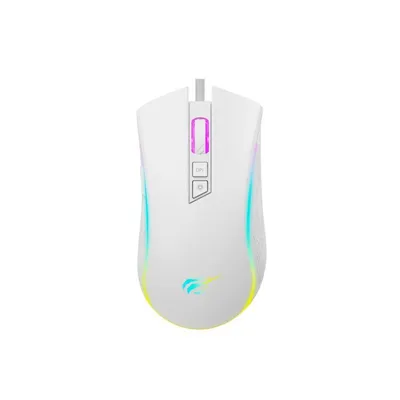 Maus Havit MS1034 USB 4800DPI Weiß Ergonomisch 7 programmierbare Tasten