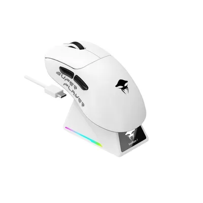 Maus Havit StarBlaze-1 Kabelgebunden & Kabellos 26000 DPI Schwarz Weiß 6 Tasten ABS
