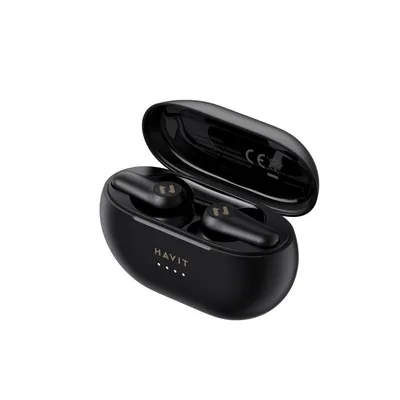 Havit TW915E kabellose In-Ear Kopfhörer True Wireless Stereo Bluetooth 5.2 Musik/Anrufe IPX5 Schwarz