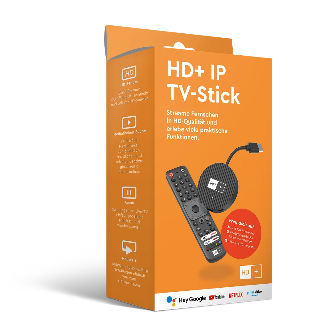 IP TV-Stick inkl. HD+ IP für 3 Monate