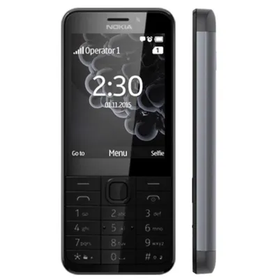 HMD Nokia 230 2G 2,8" Dual SIM 2 MP LED-Blitz Schwarz