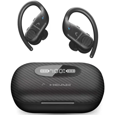Head Flex Hooks Kabellose Kopfhörer Autonomy 8+32H IPX7 Schwarz