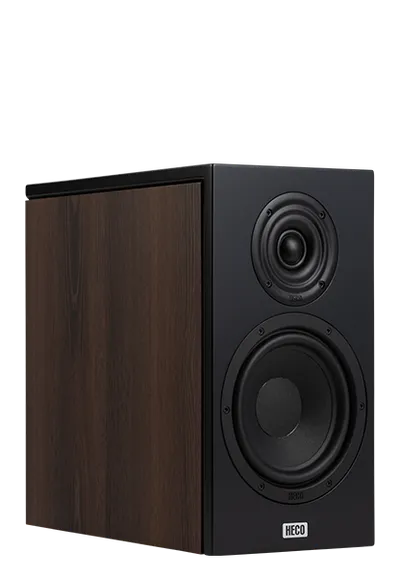 Aurora XT 300 schwarz/eiche Paar Regal-Lautsprecher