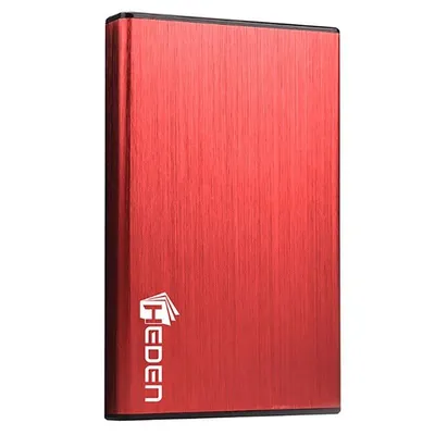 Festplattengehäuse Heden BEM25MUA2CR 2.5" Aluminium Rot USB 3.0 SATA III