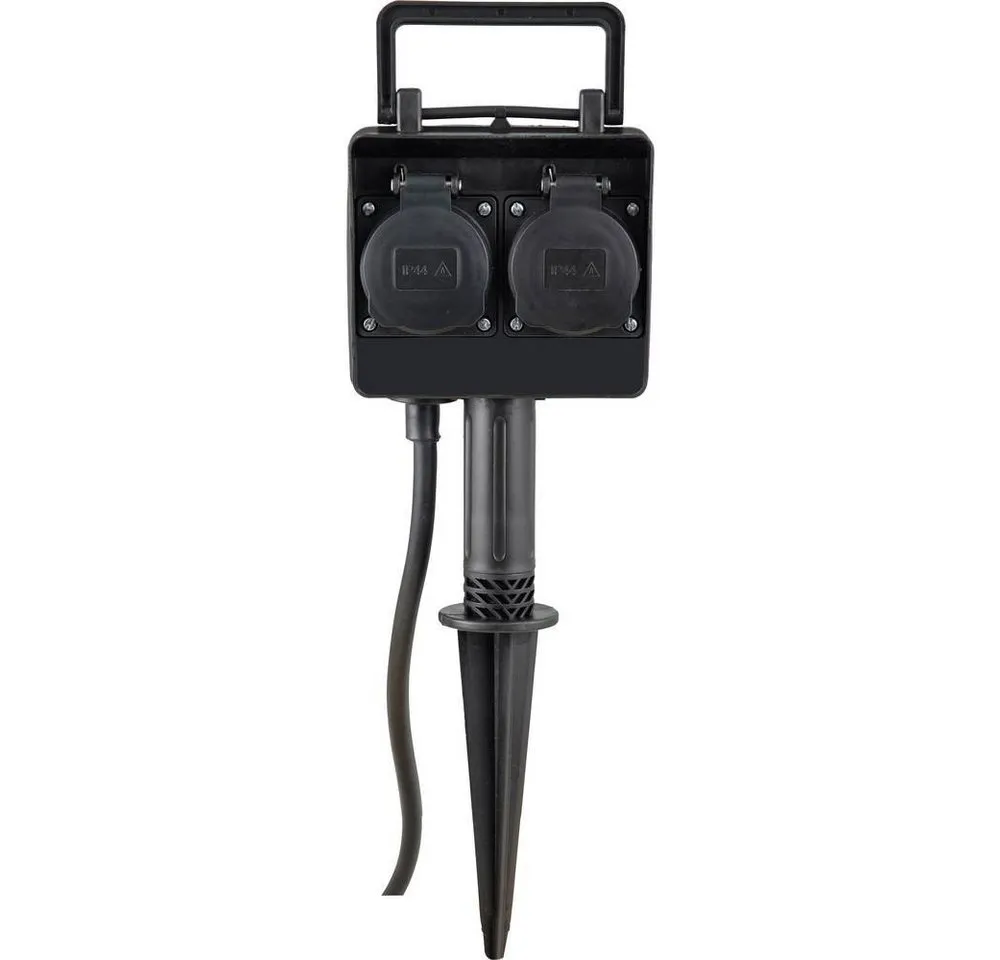 HEITRONIC Gartensteckdose Steckdosen-Verteiler 35466
