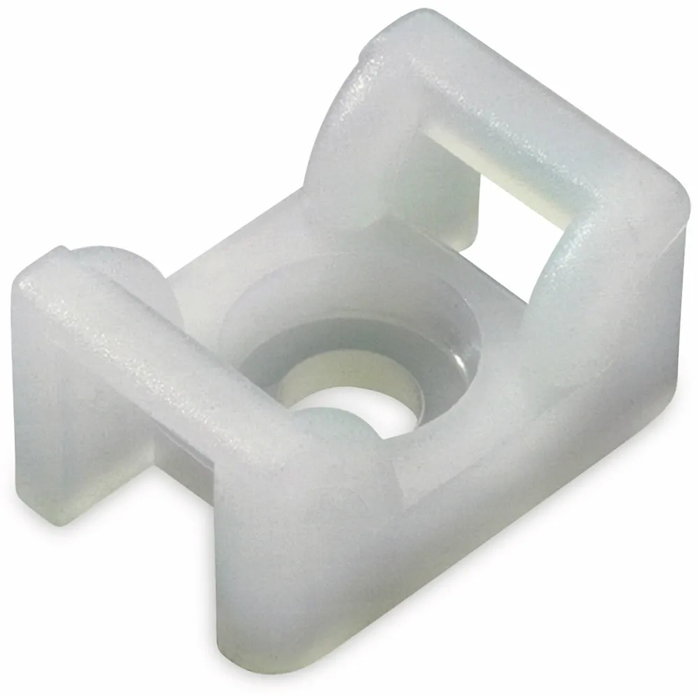 HELLERMANNTYTON Befestigungssockel für Kabelbinder, 151-24619, KR6G5 Natur 1 ST